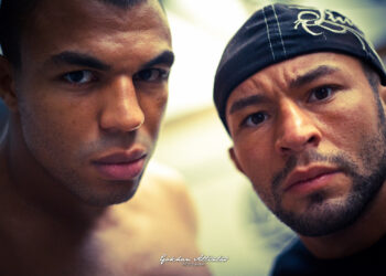 Karl Amoussou with Omar Hamzi and Gokhan Altintas in Seism Academy - Free Fight Club