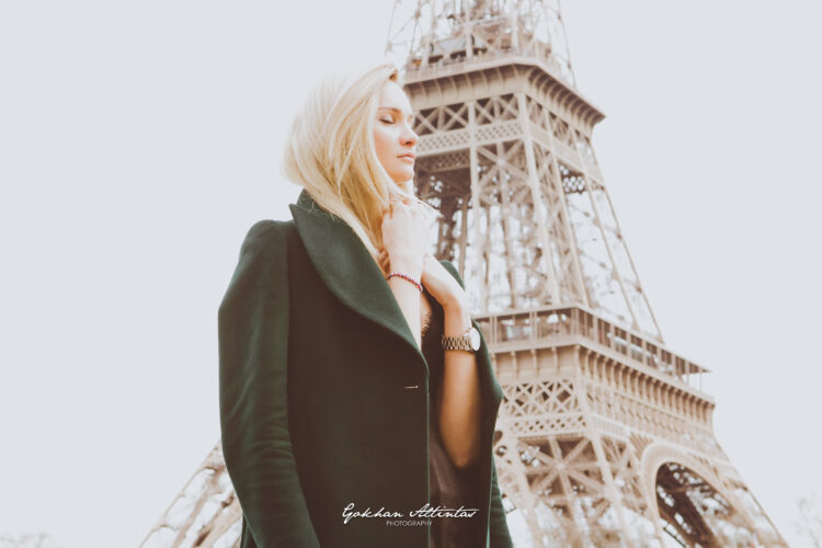NATALYA KUSHNIR, NATALYA IN PARIS, TOUR EIFFEL, GOKHAN ALTINTAS PHOTOGRAPHY