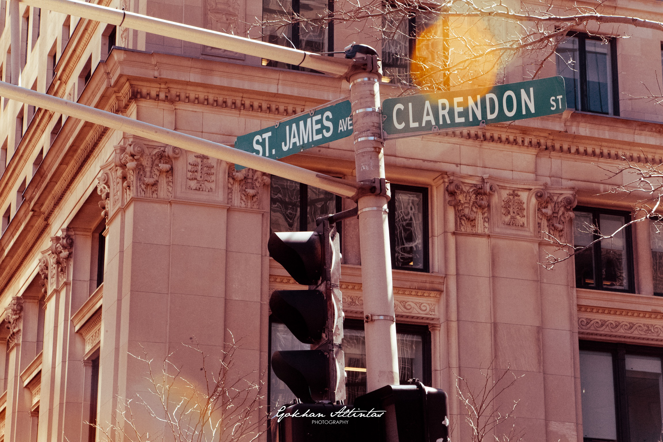 ST JAMES AVE, CLARENDON ST, BOSTON #0210